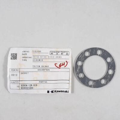 Gsket PN 9090412K919 9000031800 Para Kawasaki 8S60MCE Genuin
