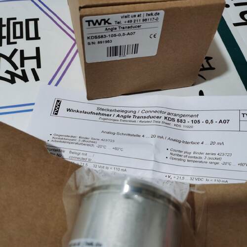 溢价-SWF5UFK065m德国TWK编码器CRD664096R4096S2Z01SWF5B01