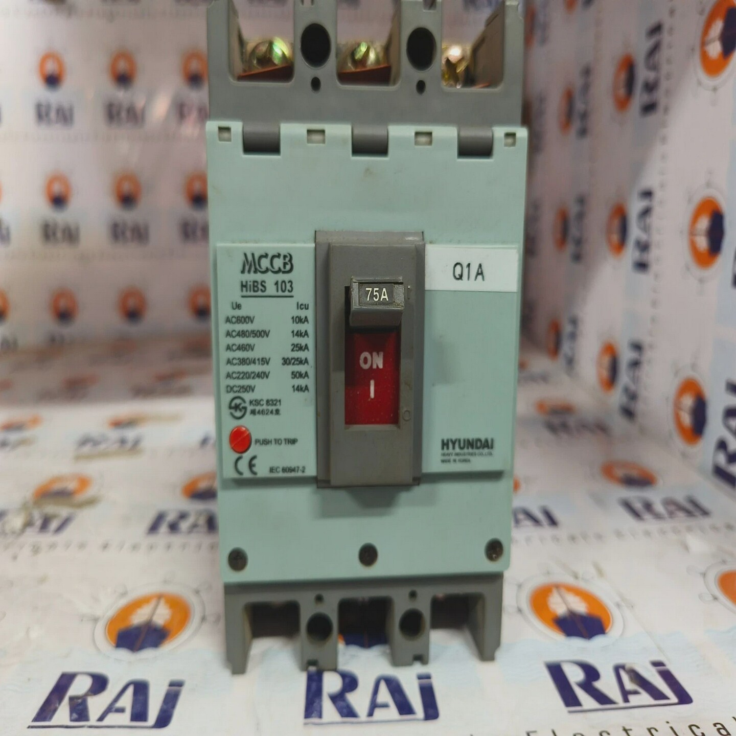 HYUNDAIHIBS10375Amp3-POLEMOLDEDCASECIRCUITBREAKER(