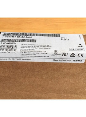 议价6ES74050DA020AA0S7400电源PS4056ES74050DA020AA0