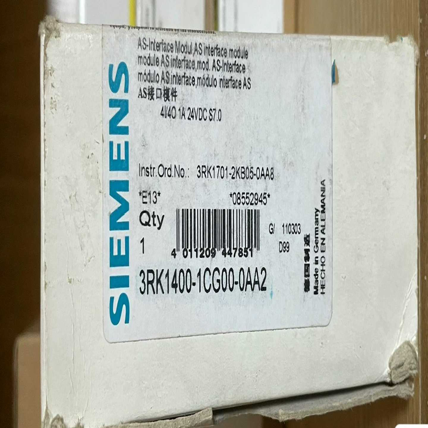 询价西门子AS接口模块型号3RK1400-1CG00-0AA2