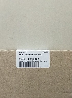 配件菲尼克斯IBIL24PWRINPAC2861331议价
