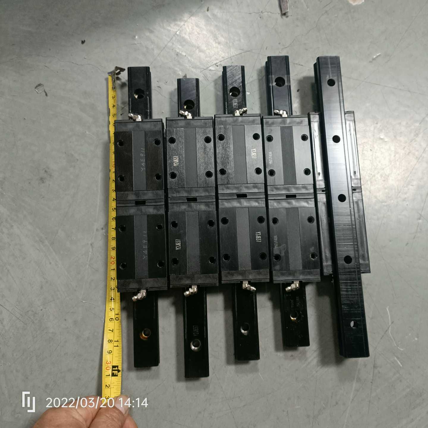 议价拆机THK重载导轨SSR25轨长300mm配两个滑块单价35t现货/维修