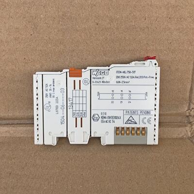 WAGO 750517 2CHANNEL RELAY OUPUT MODULE 750517 6