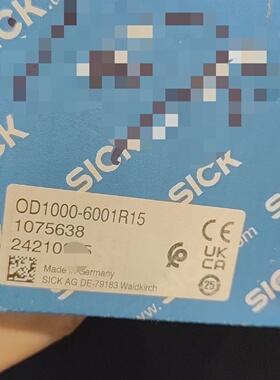 西克SICKOD10006001R15激光测距传感器德拍前询价