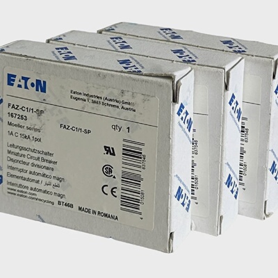 3件全新EATONFAZC11SP167253MOELLER系列1ACIRCUITBREAKER1POL15K
