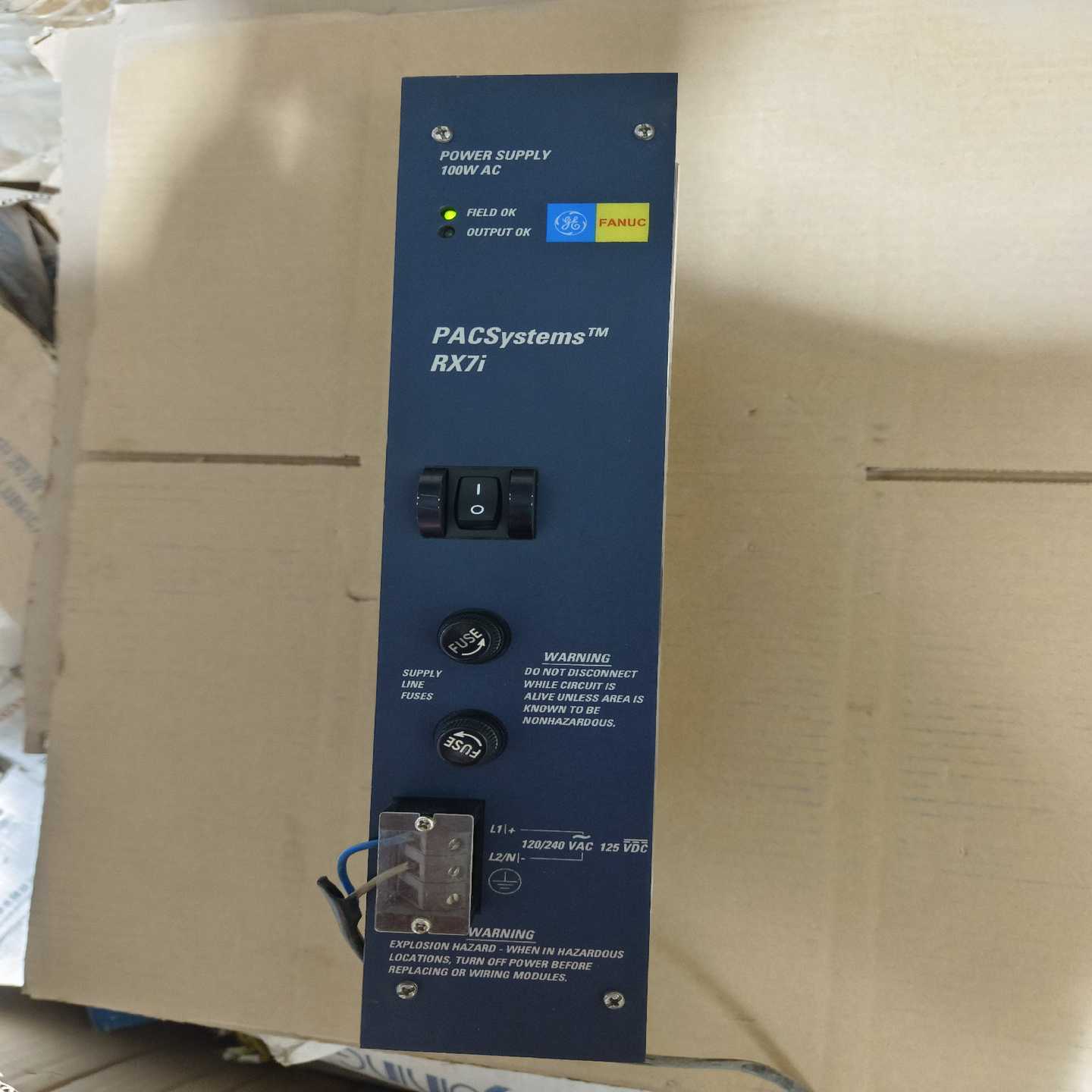 GE电源模块IC698PSA100C，的实物图拍询价