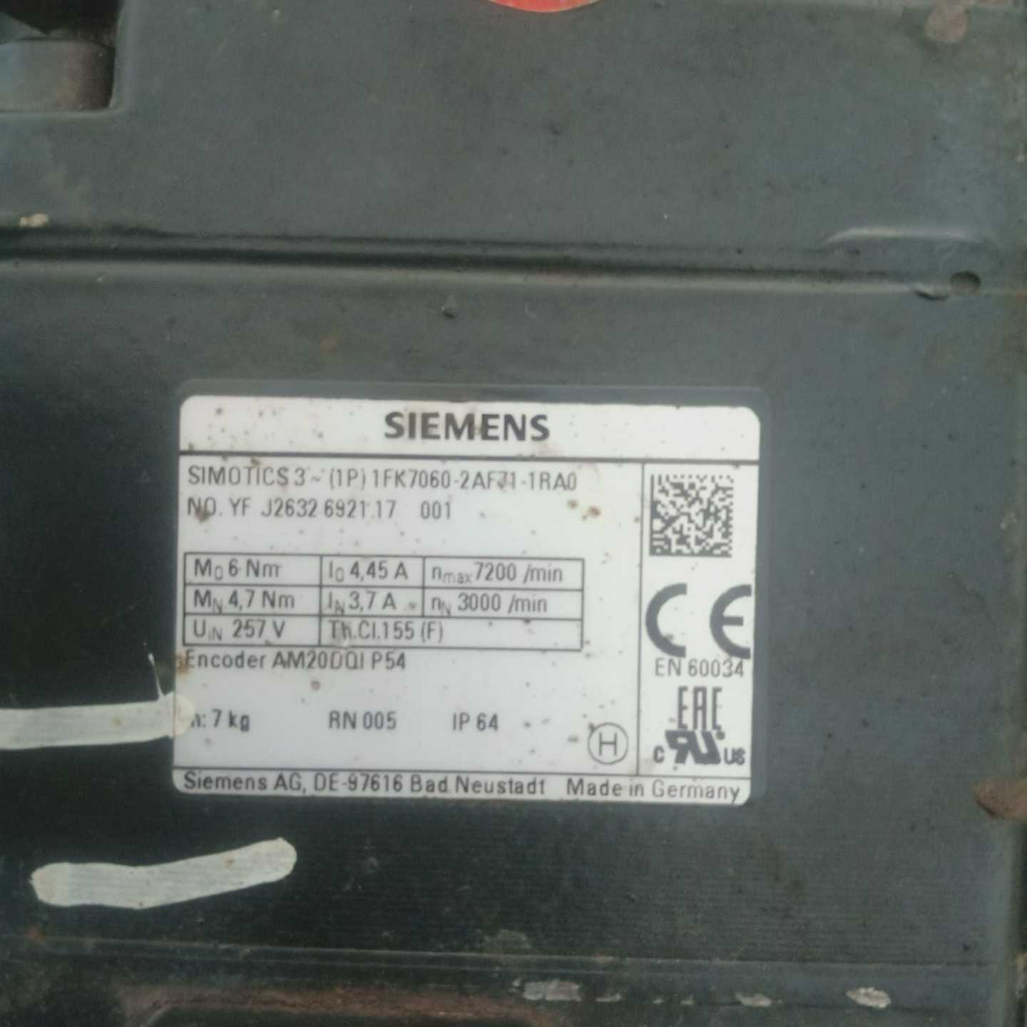 询价-伺服电机1FK7060-2AF71-1RA0