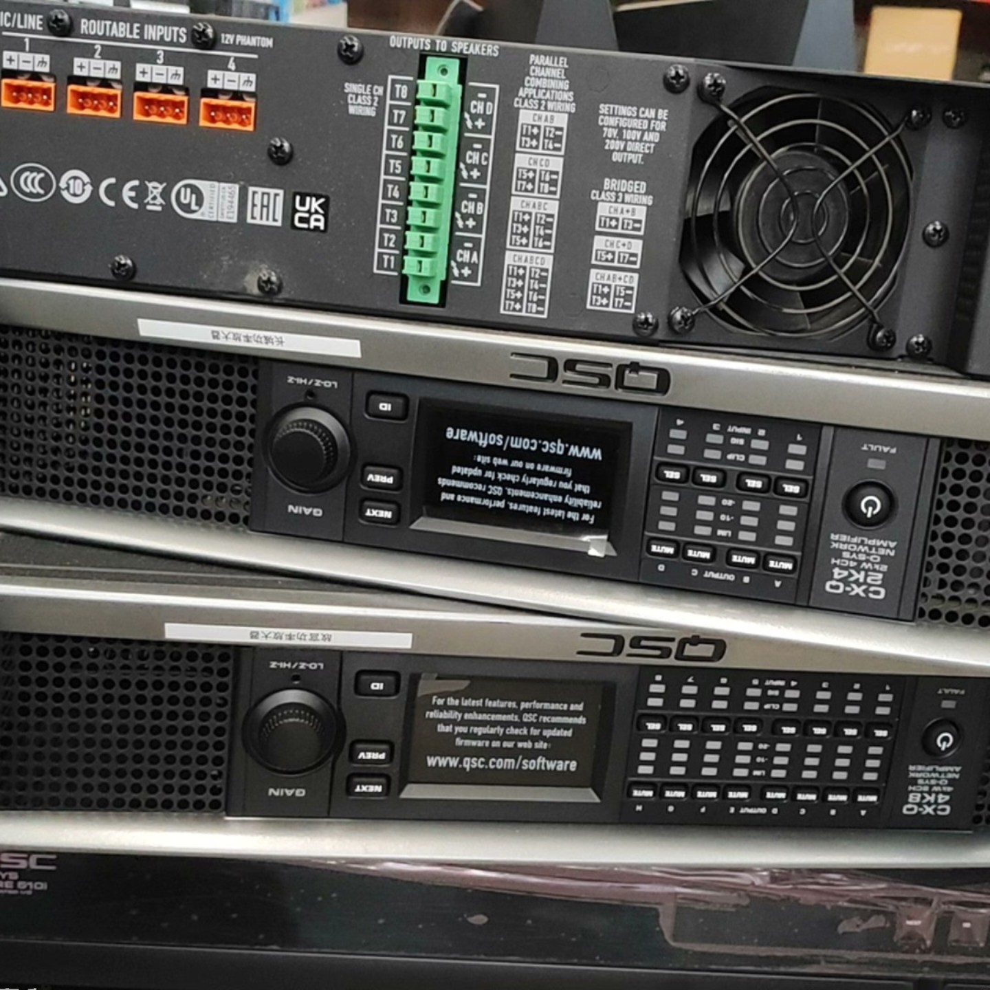 售前询价议价QSC QSC CX-Q4K8CⅩ-Q2K4 网路数字功放