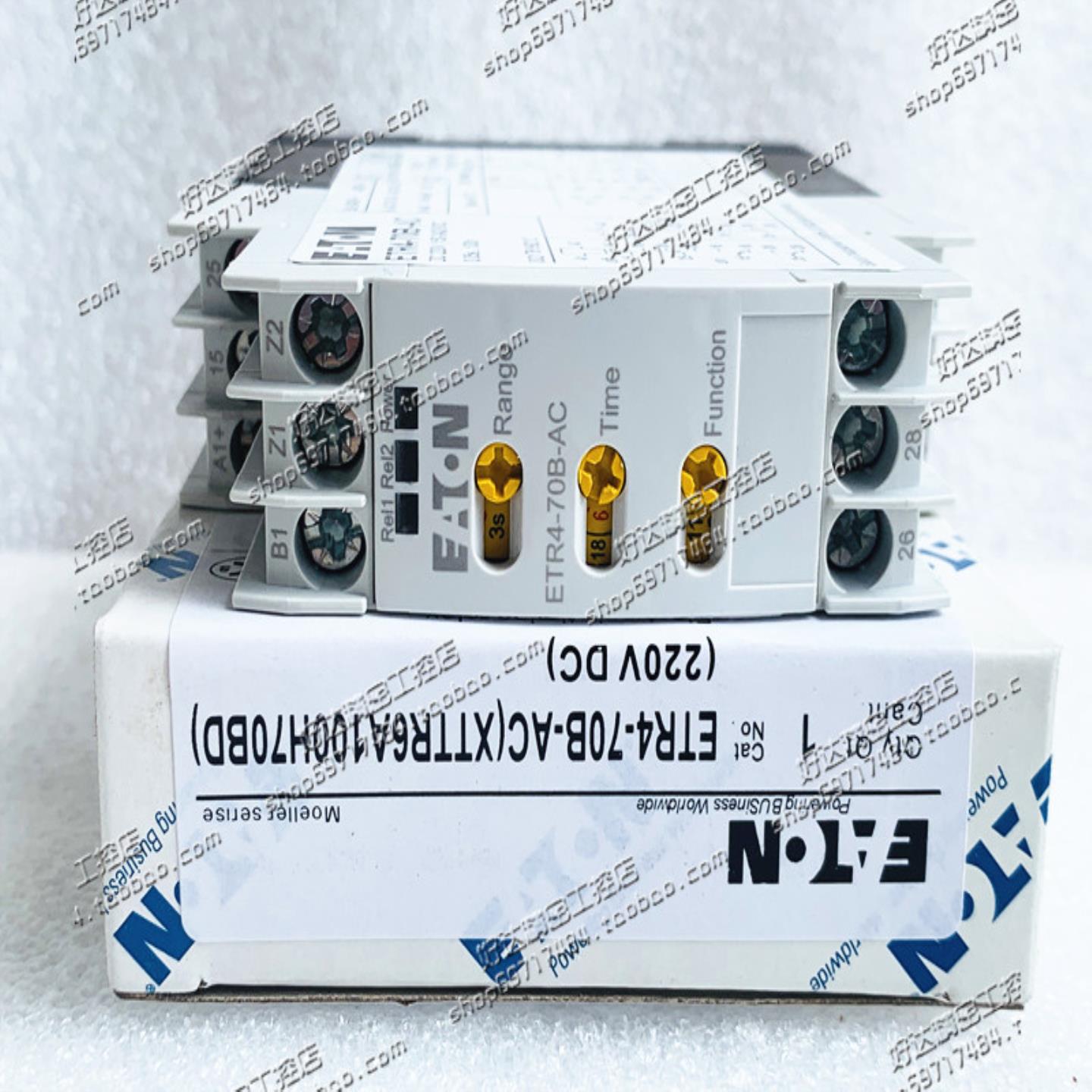 原装EATON伊顿穆勒时间继电器ETR4-70B-AC220VDCETR4-70-A现货