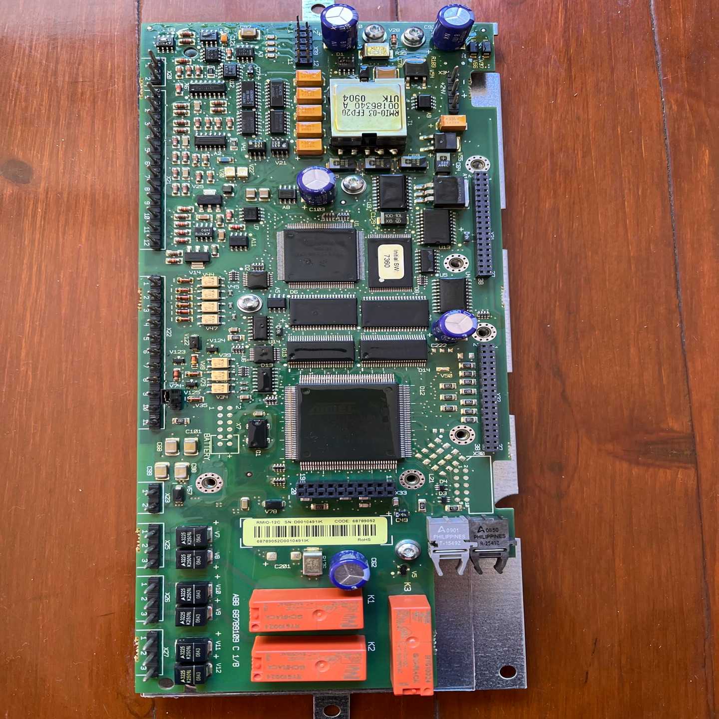 RDCU-12C RMIO-12C ABB800变频器主控板（得多机械）