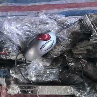 罗技轨迹球木星T-BC21,有线鼠标,usb接口,实物拍-议价