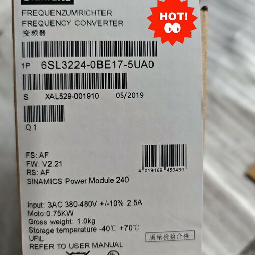 询-G120变频器6SL32240BE175UA0