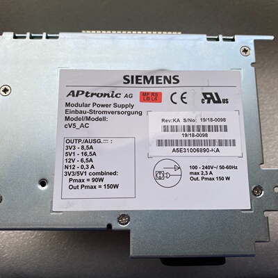 西门子A5E31006890KA西门子工控机电源西门子A5拍前询价
