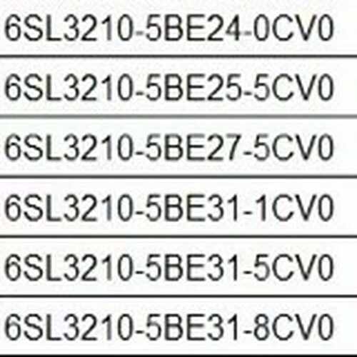 6SL3210-5BE24-0CV0询价