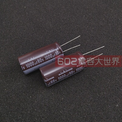 日本尼吉康电解电容80v1000uf80VPM18*40高频低阻长寿105度
