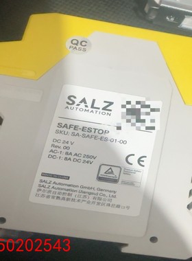 【请询价】SALZ 原装SAFE-ESTOP 安全继电器SA-SAFE