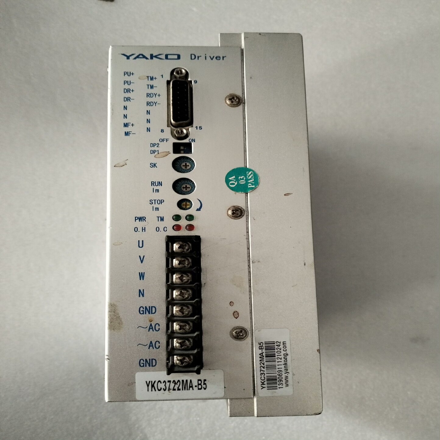 研控步进驱动器YKC3722MA-B5询价