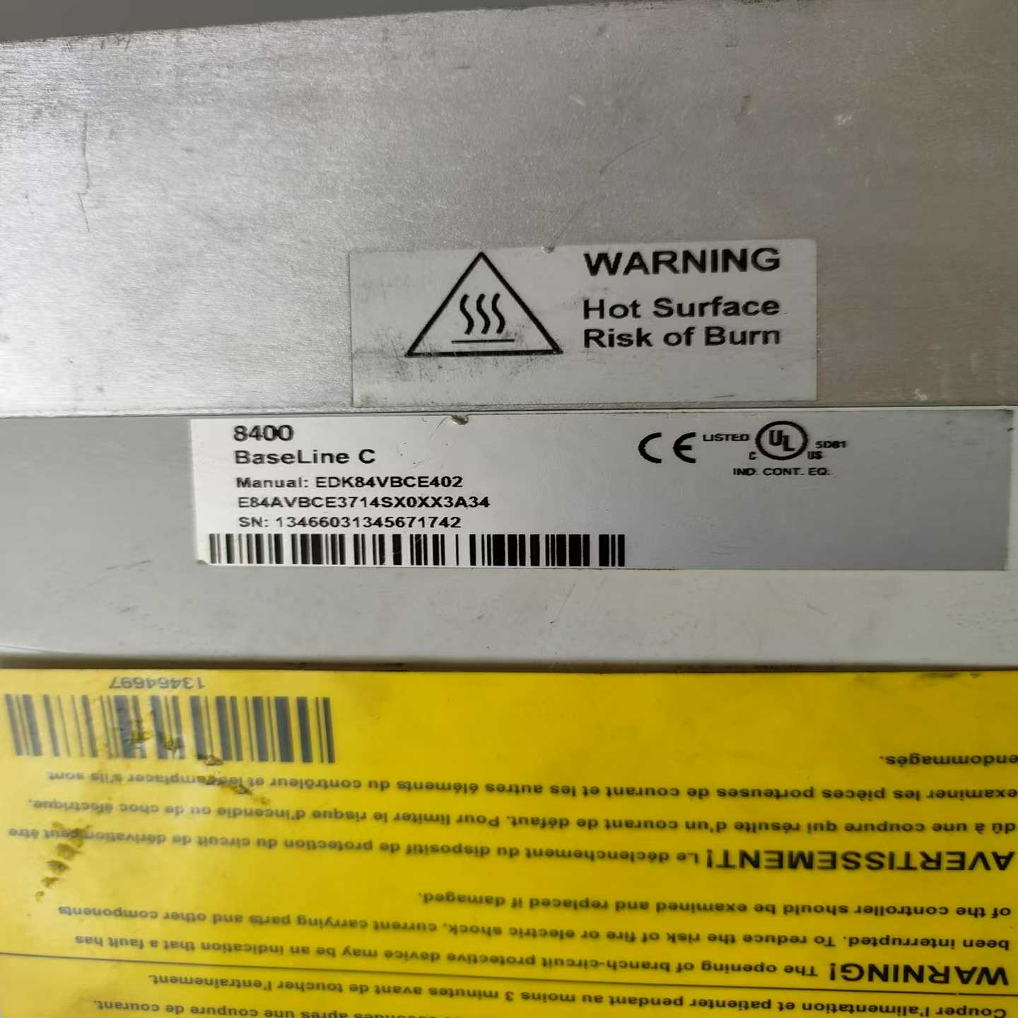 询价E84AVBCE3714SX0XX3A34伦茨8400变