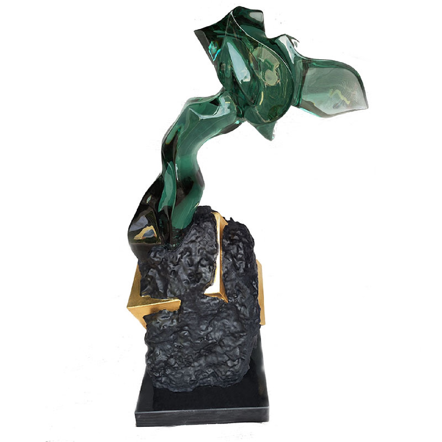 现代简约透明树脂雕塑摆件树脂工艺品家居软装饰品客厅摆件