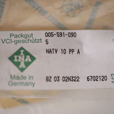 INA NATV10PPA 7x BUNDE RODILLOS DE SOPORTE  6 meses de garan