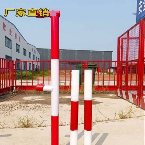 工地楼梯扶手施工临时护栏连接件防护可伸缩安全工程装修楼梯护栏