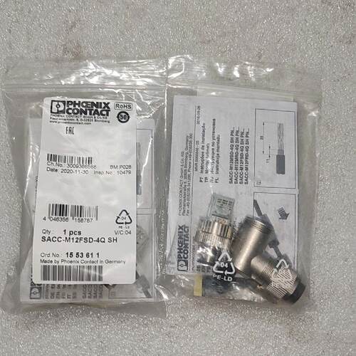 拍前询价：菲尼克斯数据连接器SACCM12FSD4QSH货号15