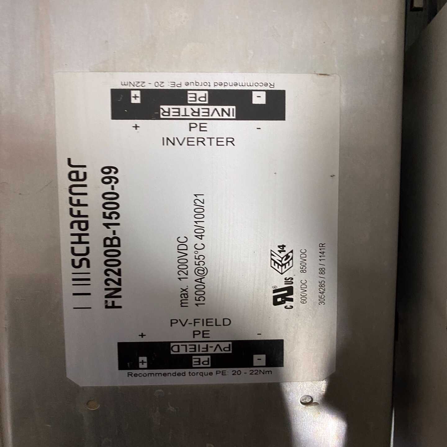 FN2200B-1500-99滤波器询价