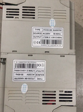 询价-金田JTE330SM变频器0.75KW功率220V电压