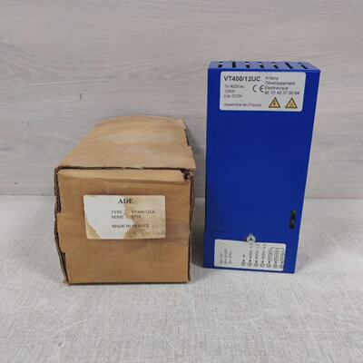 ADE VT40012UC POWER REGULATOR TRI 400VAC 12KW NEW W FILTHY B