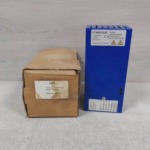 ADE VT40012UC POWER REGULATOR TRI 400VAC 12KW NEW W FILTHY B