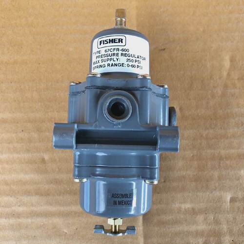FISHER 67CFR600 PRESSURE REGULATOR 250PSI SPRING RANGE 60PSI