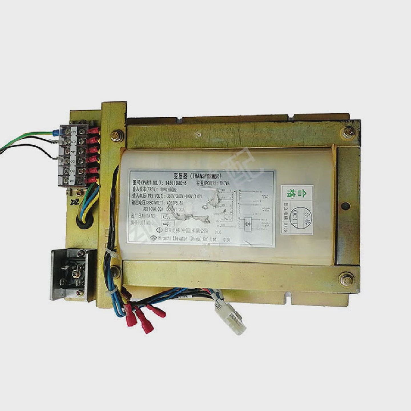 日立电梯配件14511980-B无机房变压器BK-867-RL(3)867VA现货质保
