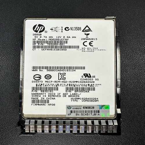 HP/惠普200GSAS12G2.5SSD硬盘-议价