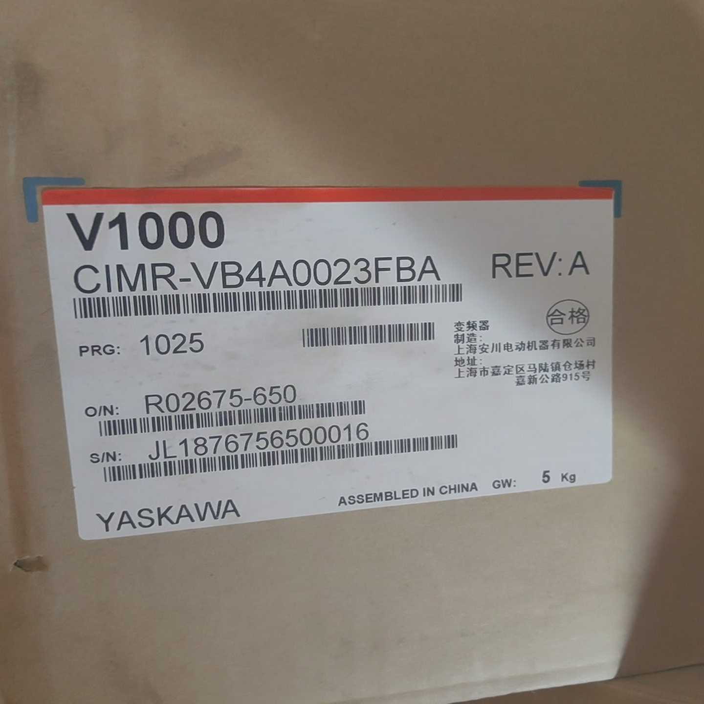 安川变频器CIMR-JB0011BBAAJ1000全询价