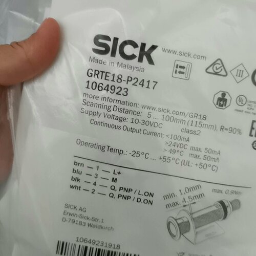 【询价】SICK西克GRTE18-P2417光电开关1064923