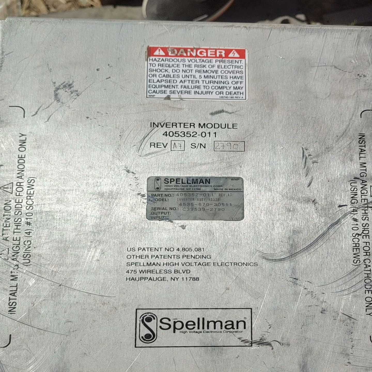 SPELLMAN斯派曼CT机派件询价