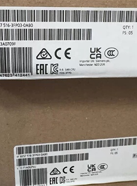 议价6ES7516-3FP03-0AB0西门子CPU1516-3PN/D 6ES7516-3FP03-0AB0