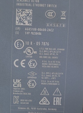 询价-SCALANCEXC108工业以太网交换机型号6G