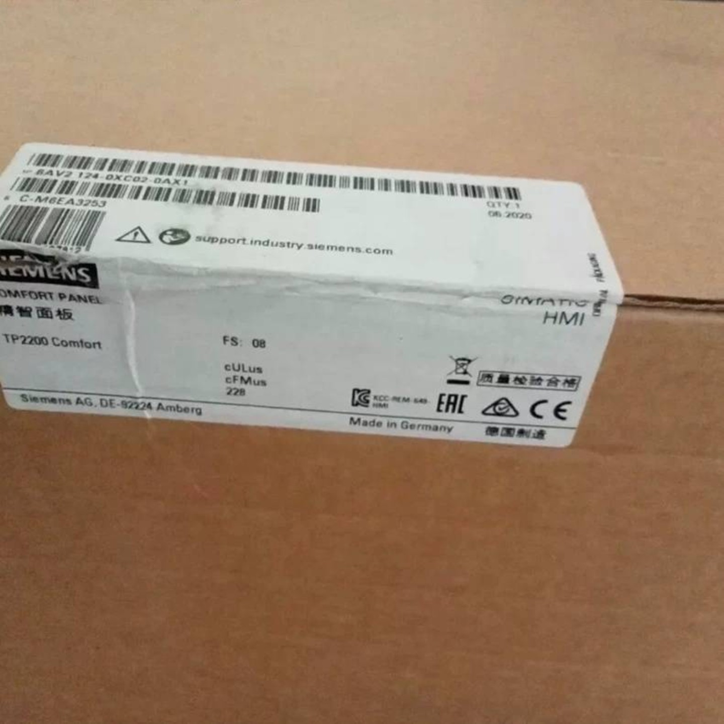 【议价】Siemens HMI TP2200 C触摸屏 6AV212