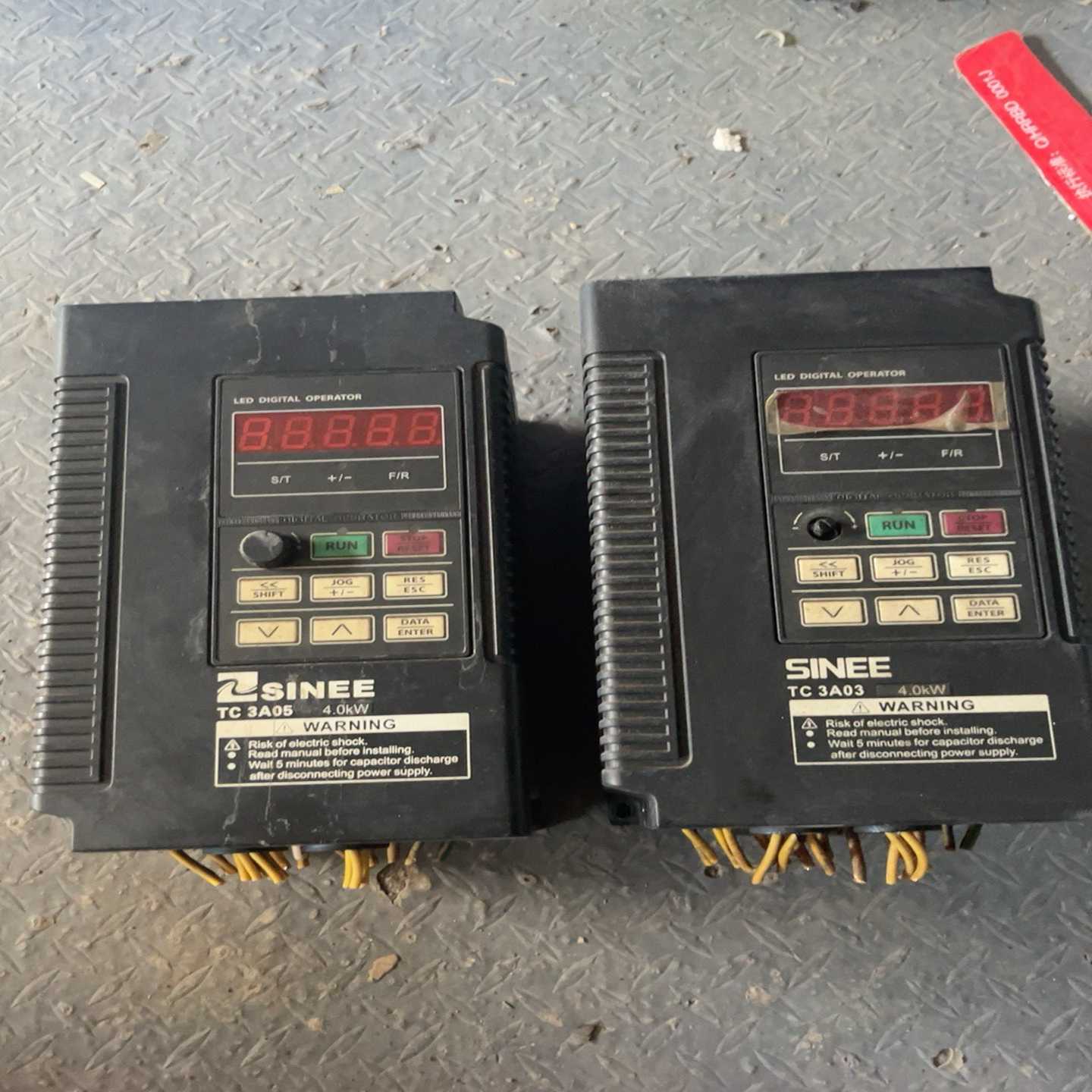 拆机正弦变频器4KW，TC3A03-4R0-3BB，实物拍摄--议价商品