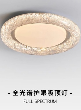 意式极简全光谱高显指卧室吸顶灯现代简约轻奢高端护眼餐厅书房灯