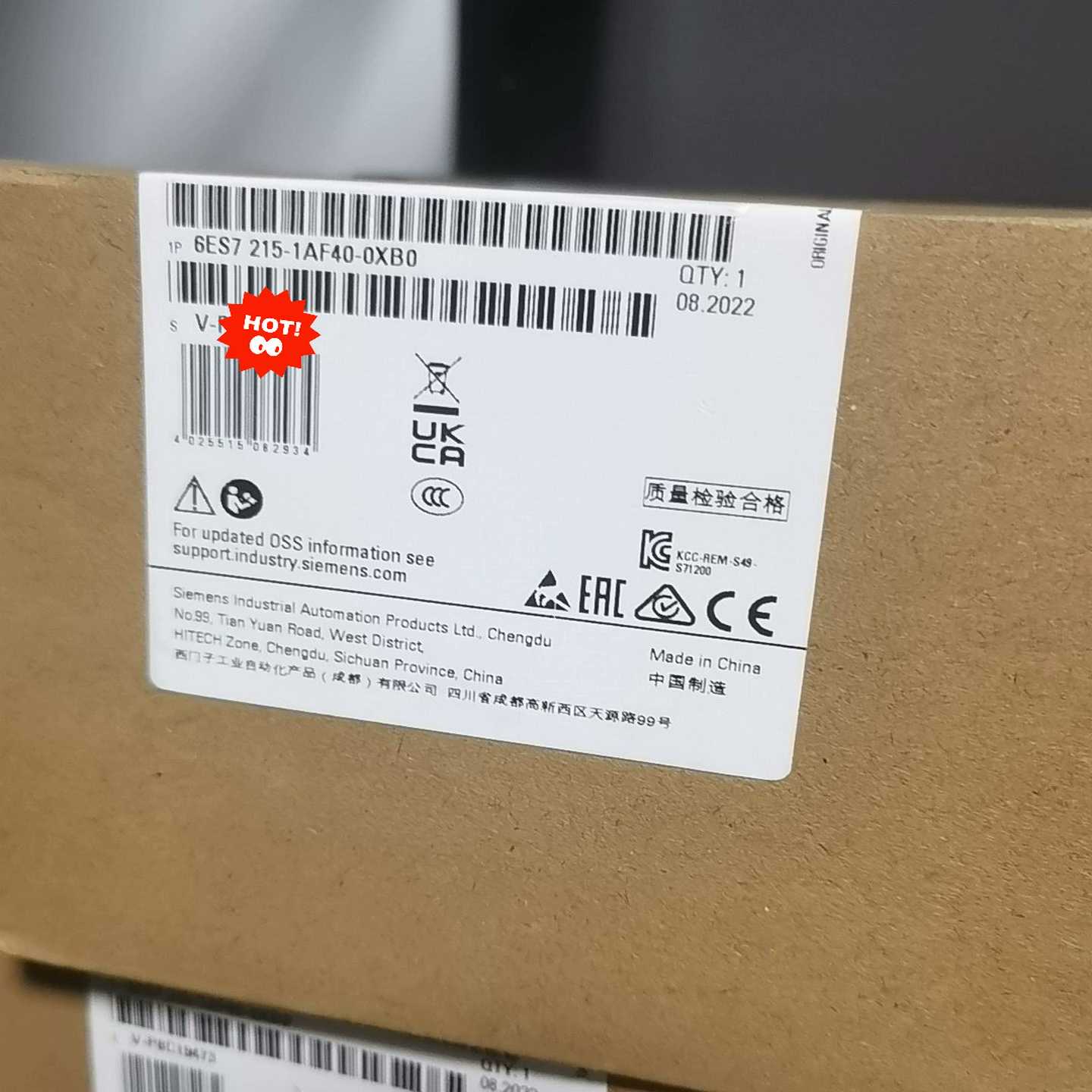 【议价】6ES7215-1AF40-0XB06ES7215-1适用