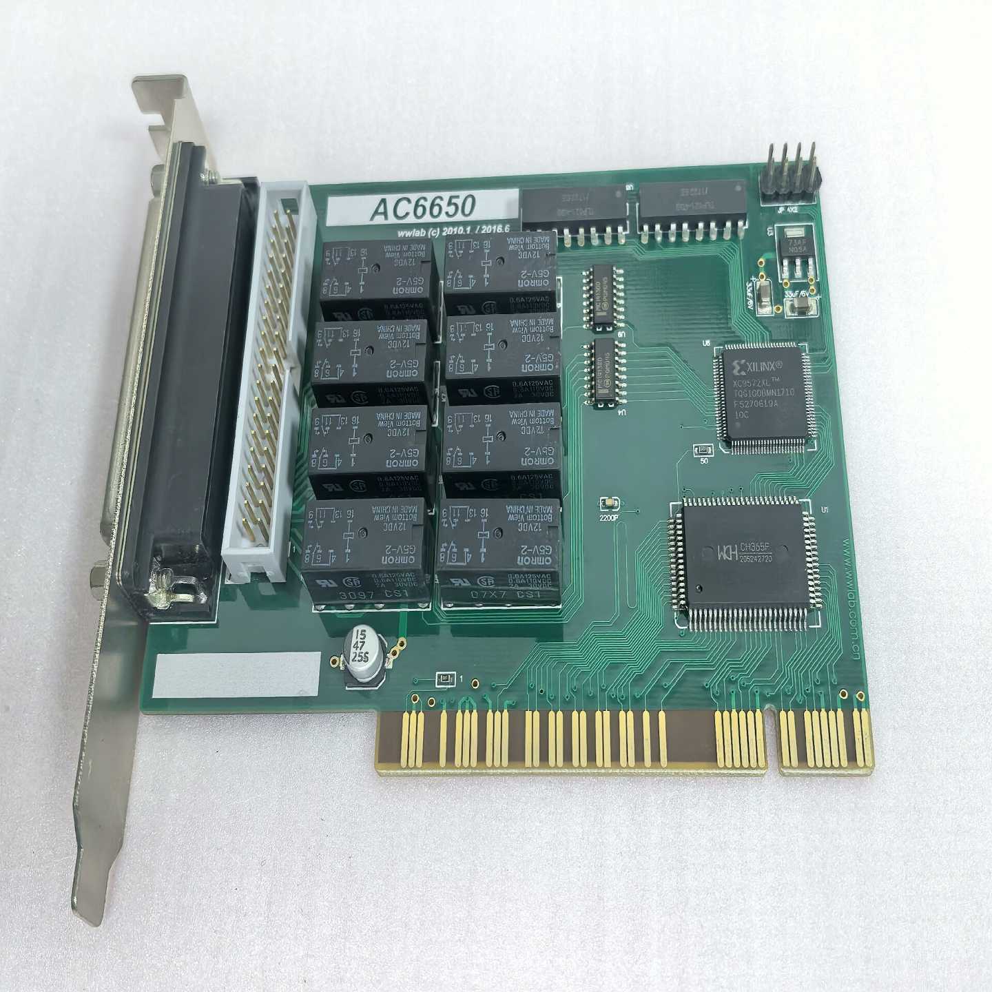 咨询-双诺AC6650PCI总线IO板卡8路继电器隔离8路入