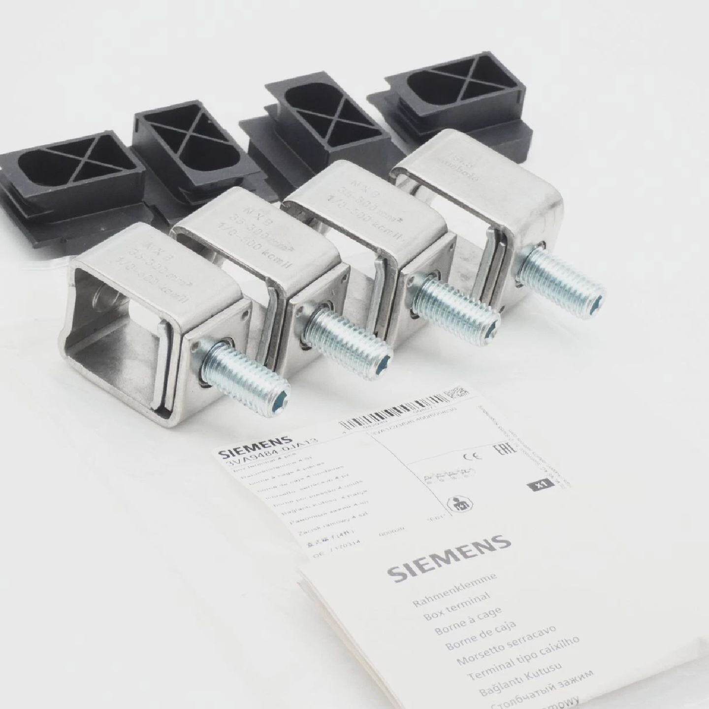 4x Siemens 3VA94840JA13 3VA9 4840JA13 EStand 01 Rahmenklemme