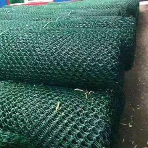 HDPE土工网CE131CE151罩面网爬藤网攀爬网山体护坡土工网垫