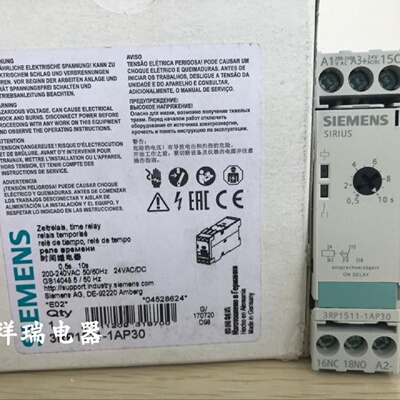 配件延时继电器3RP15111AP30议价