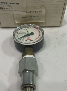 CJC  FB5300401  ADJUSTABLE  PRESSURE GAUGE  W FITTING  MANOM