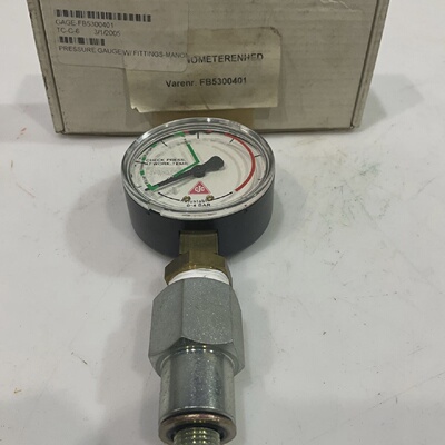 CJC  FB5300401  ADJUSTABLE  PRESSURE GAUGE  W FITTING  MANOM