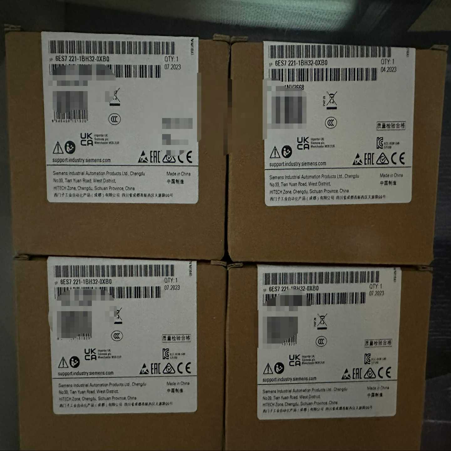 原装正品西门子6ES7221-1BH32-0XB0，全新四个--议价商品